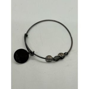 Alex & Ani Bracelet Because I Love You Silver Charm Bangle